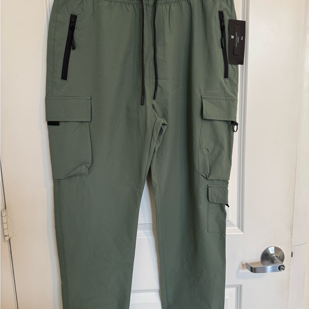 Sea Olive Cargo Pants for Men